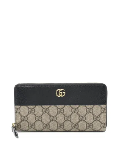 Pre-owned Gucci Monogram Leather Wallet