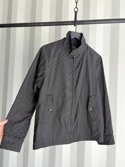 Pre-owned Gucci Monogram Light Jacket  Tom Ford Era In Black