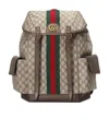 Gucci Ophidia Gg Medium Backpack In Nude