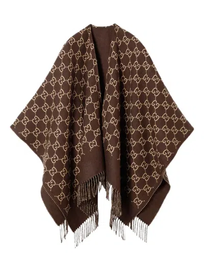 Gucci Monogram-pattern Cape