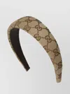 Gucci Monogram Pattern Headband Fabric Wide Band