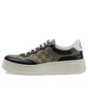 Gucci Chunky B Monogrammed Canvas And Leather Sneakers In Multi