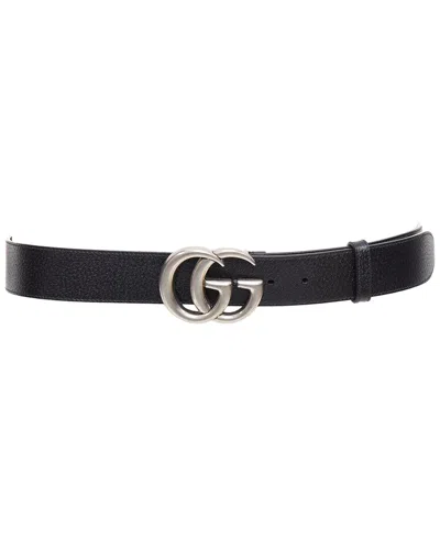 Pre-owned Gucci Monogram Wide Belt (authentic Pre-loved)