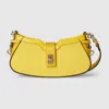 Gucci Moon Side Mini-schultertasche In Yellow
