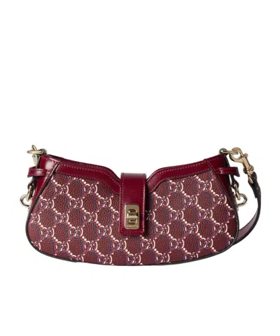 Gucci Moon Side Mini Shoulder Bag In Red