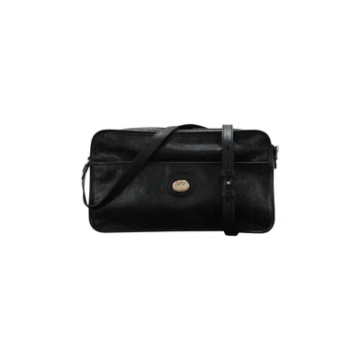 Pre-owned Gucci Morpheus Leather Shoulder Bag 'black' | Women's Size Onesize