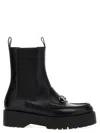 Gucci Horsebit Leather Chelsea Boots In Black