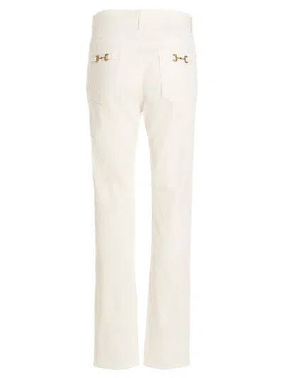 Gucci Morsetto Jeans In White