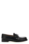 Gucci Black Chunky Loafers With Horsebit Detail In Leather Man In Black