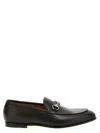 Gucci Leather Slip-on Loafers With Iconic Horsebit Detail