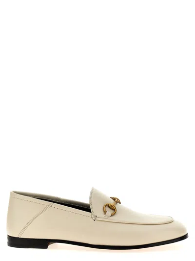 Gucci Morsetto Loafers In White