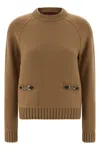 Gucci Brown Wool Sweater In Brown