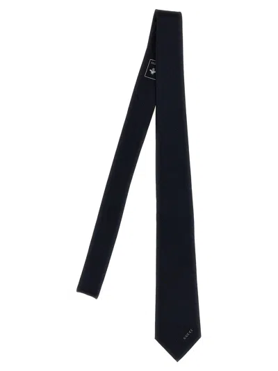 Gucci Morsetto Tie In Black