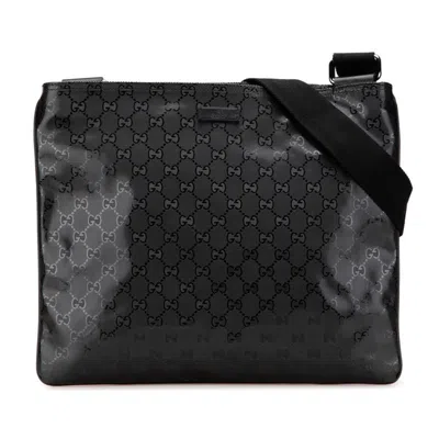 Pre-owned Gucci Moss Green Pvc Leather Shoulder Bag ()
