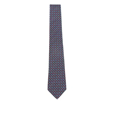 Gucci Motif Pattern Tie In Multi