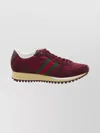Gucci Motion Fabric Sneakers Suede Inserts In Red