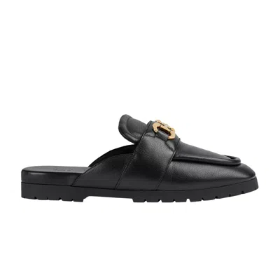 Pre-owned Gucci Mule 'horsebit - Black'