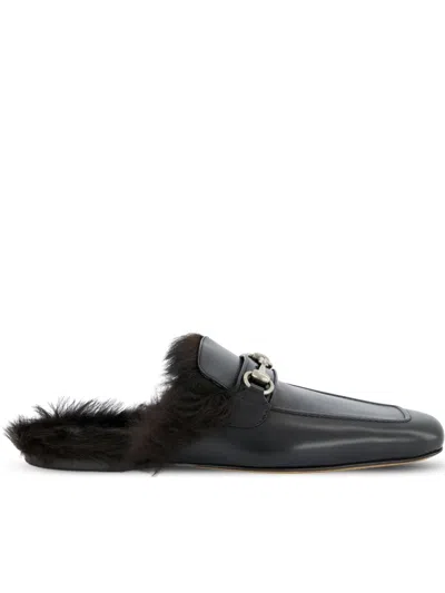 Gucci Mules With Bit In Black