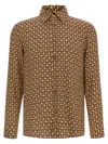 Gucci Equestrian Inspired Button-down Collar Shirt In Multi