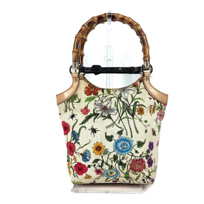 Pre-owned Gucci Multi-color Canvas Handbag Tote Bag ()