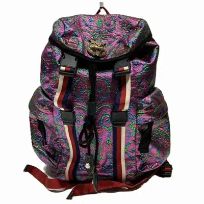 Pre-owned Gucci Multi-color Pvc Backpack ()
