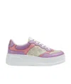 Gucci Multi-panel Lace-up Sneakers In White