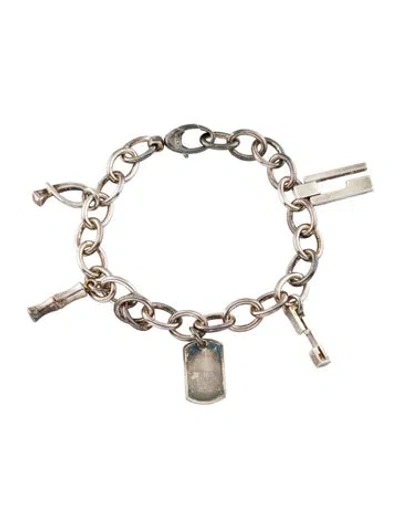 Pre-owned Gucci Multi-charm Bracelet, 8.25"