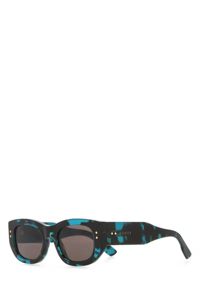 Gucci Multicolor Acetate Sunglasses In Neutral