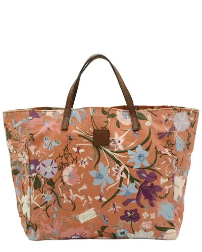 Gucci Multicolor Canvas & Leather Children's Tote (authentic Pre-loved)