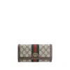 Gucci Chain Wallet Transformable Strap In Brown