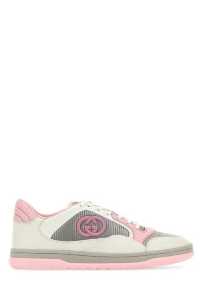 Gucci Multicolor Fabric And Leather Mac80 Sneakers