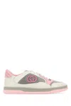 Gucci Mac80 Gg Colorblock Leather Runner Sneakers In Owgslrgsowh