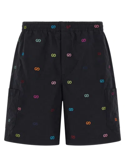 GUCCI MULTICOLOR FIL COUPÉ BERMUDA SHORTS