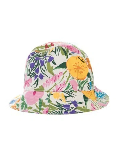 Pre-owned Gucci Multi-color Floral Bucket Hat