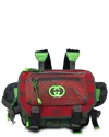Gucci Multicolor Jersey Gg Leather Gg Monogram All Over Sporty Flap Backpack (authentic Pre-loved)