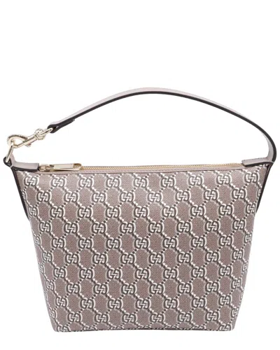Pre-owned Gucci Multicolor Leather Gg Shadow Monogram Super Mini Ophidia Shoulder Bag  (authentic Pre-loved) In Gray