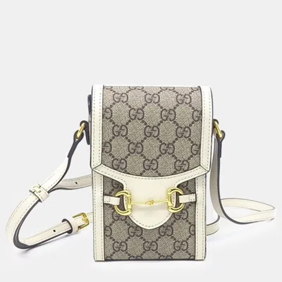 Pre-owned Gucci Multicolor Pvc Horsebit 1955 Mini Bag