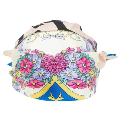 Pre-owned Gucci Multicolor Silk Twill Belts & Spring Bouquet Headband Hat