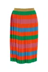 Gucci Women's Multicolor Viscose Blend Skirt | Size Medium | 743210xkc8i Color 7548 In Multicolor