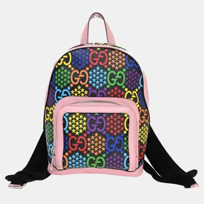 Pre-owned Gucci Multicolour Canvas Psychedelic Backpack Bag In Multicolor