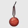 Gucci Murano Glass Baubles In Bordeaux