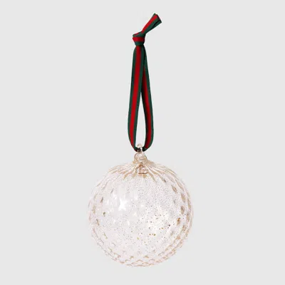 Gucci Murano Glass Baubles In Pink
