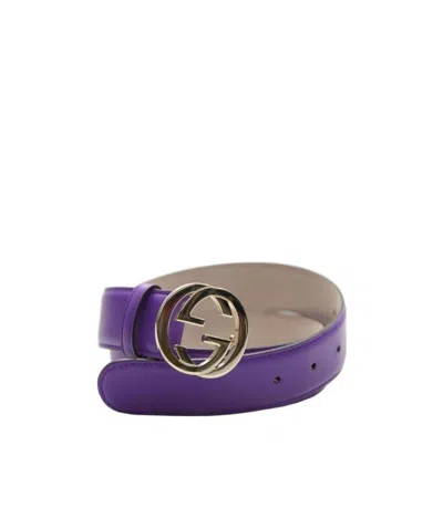 Gucci Mutual Buckle Double G Belt In Multicolor