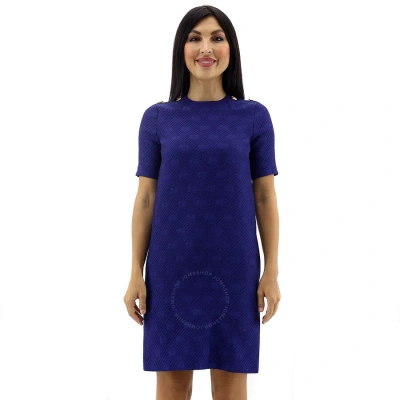 Gucci My Body My Choice Appliqued Dress In Blue