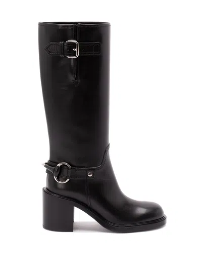 Gucci `myla` Boots With `horsebit` In Black