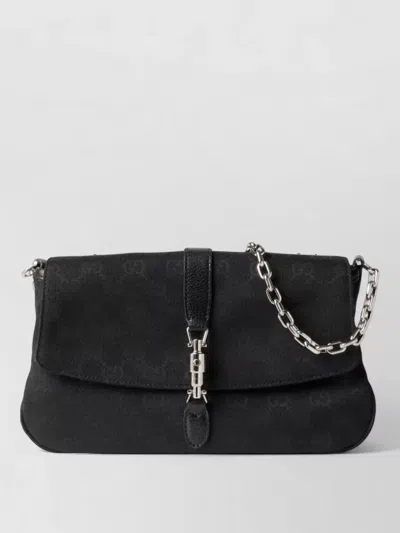 Gucci Na Shoulder Bag In Black