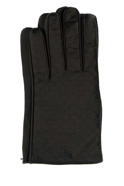 Gucci Nappa Leather Gloves With Lamb Lining And Cashmere Interior In Brown