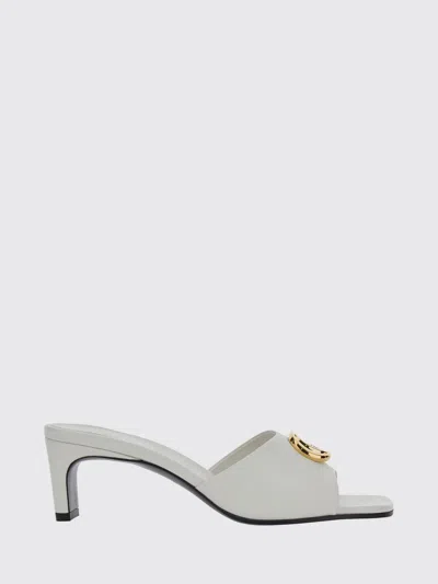 Gucci Nappa Leather Mules With Mid-heel And Gg Monogram Hardware In Multi