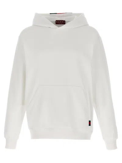 Gucci Nastro Web Hoodie In White