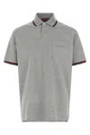 Gucci Polohemd "nastro Web" In Gray